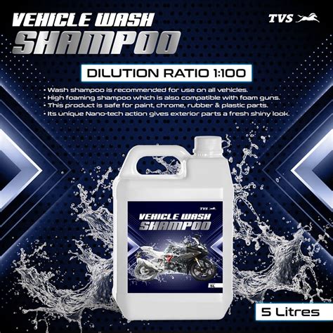 Vehicle Wash Shampoo - 5 Litre Online at Best Prices | TVS Motor Company