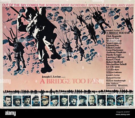 A Bridge Too Far - Vintage Movie Poster Stock Photo - Alamy