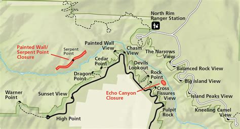 Black Canyon Of The Gunnison National Park Map - Alexia Lorraine