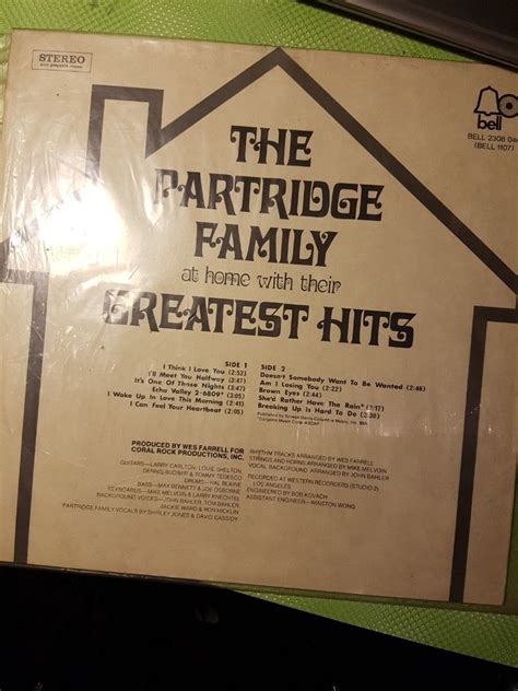 Vintage The Partridge Family at home with their greatest record ...