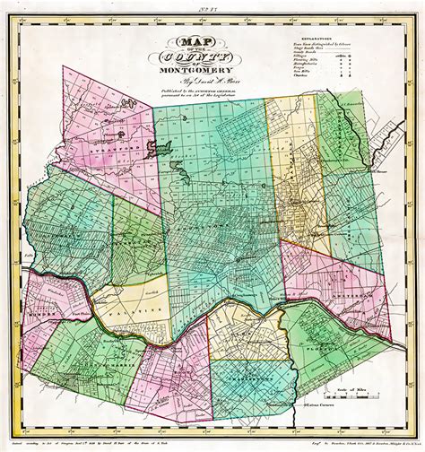 1829 Map of Montgomery County, New York