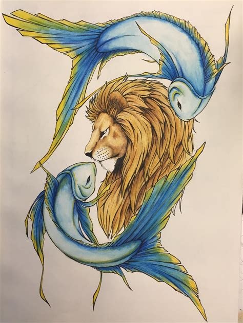 Leo and Pisces by hodiaa on DeviantArt