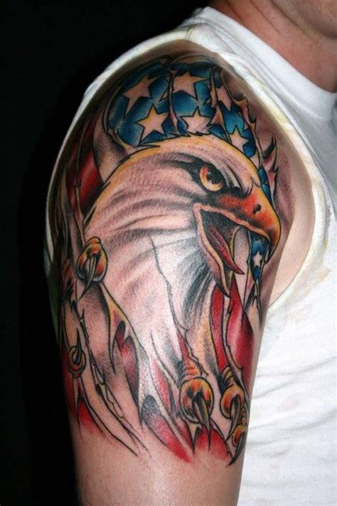 bald eagle american flag tattoo art - Google Search | ART FOR YOUR WALLS | Pinterest | Bald ...