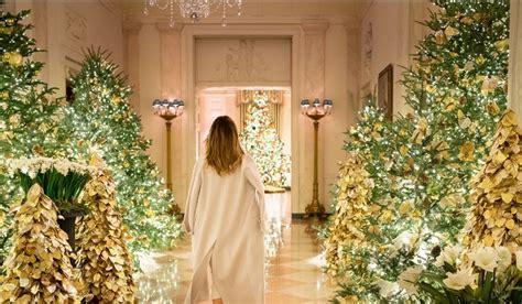 Melania Trump Christmas decorations mocked by media - Washington Times