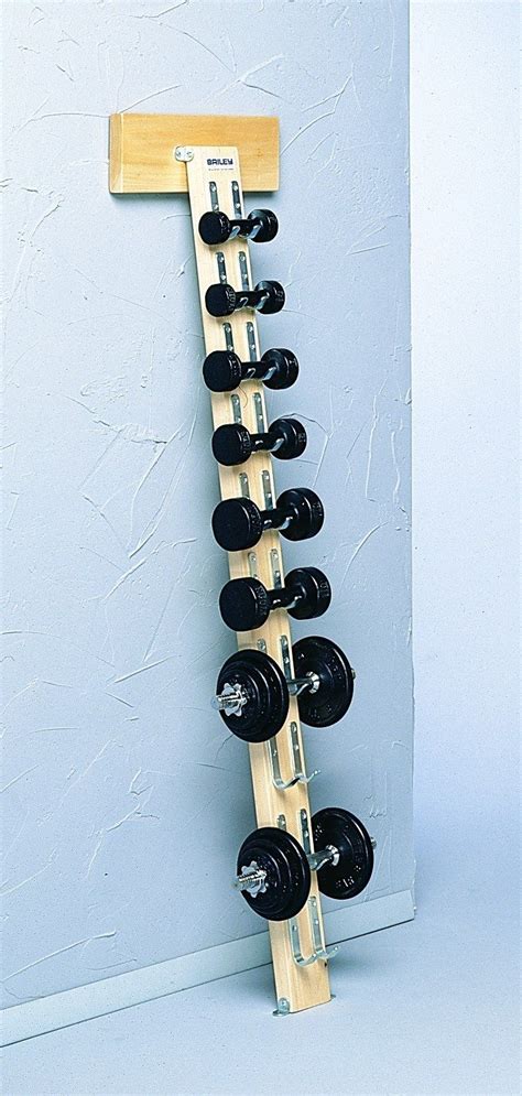 Model 785 - Wall Mount Dumbbell Rack | Diy home gym, Home gym garage ...