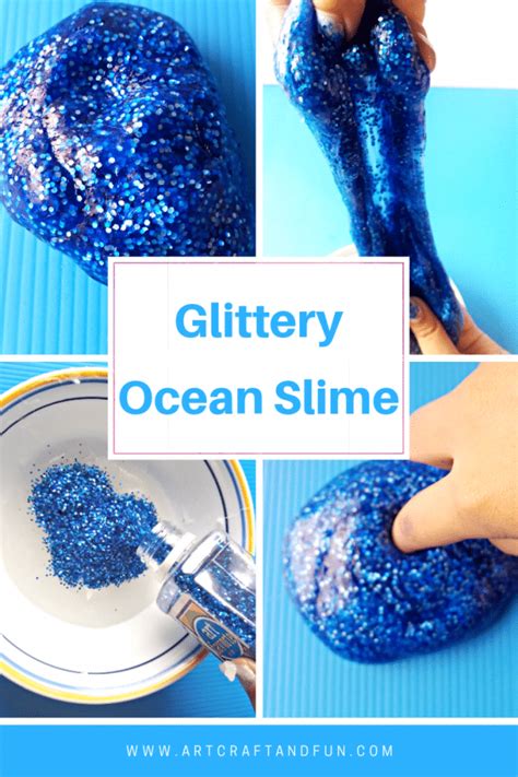 Glittery Ocean Slime