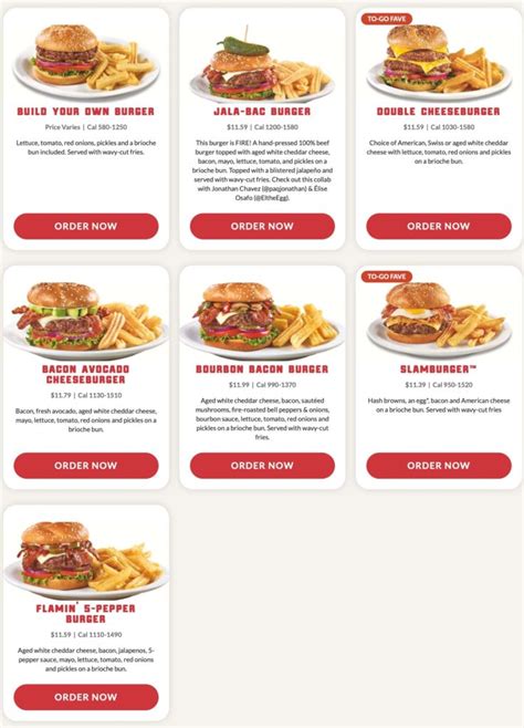 Denny's Menu With Prices and Pictures (2024)