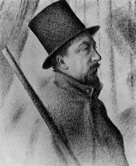 Portrait of Paul Signac, 1890 - Georges Seurat - WikiArt.org