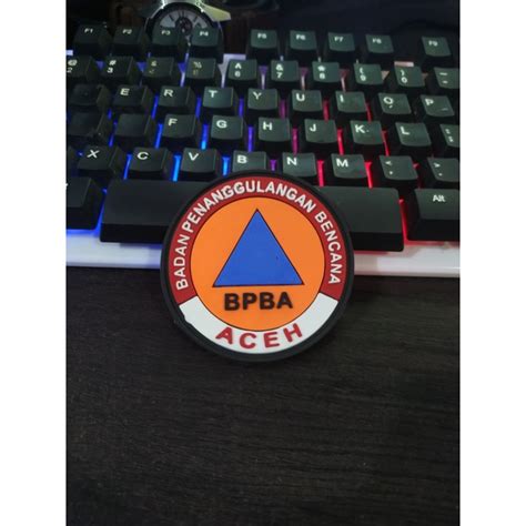 Jual patch rubber/emblem karet bpbd/bpbd yogyakarta/bpbd aceh/bpba | Shopee Indonesia