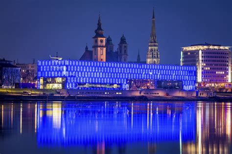 Lentos Kunstmuseum Linz | Danube river, Linz, Cities in europe