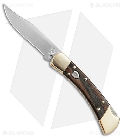 Buck 110 Automatic Lockback Knife Ebony Dymondwood (3.75" Satin) - Blade HQ