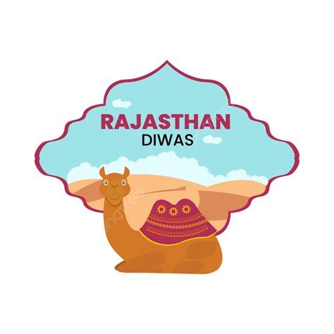 Vector Rajasthan Desert Camel Illustration, Rajasthan Diwas, Rajasthan Day, Rajasthani PNG and ...