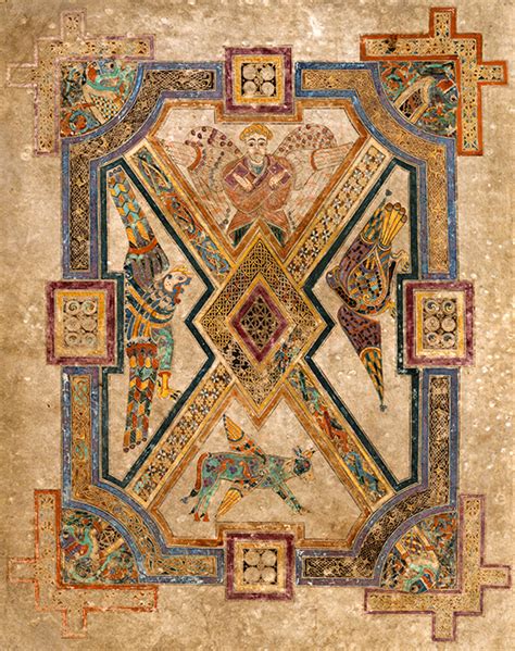 The Evangelists - The Book of Kells in 2020 | Book of kells, Medieval books, Celtic art