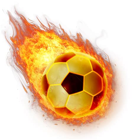 Soccer Ball Fire Clipart Free