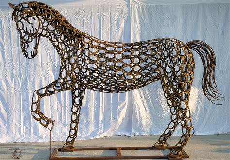 Steel horse sculpture created by Mark Wilson | Sculpture, Horse ...