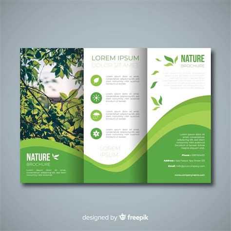 Green Brochure Images - Free Download on Freepik