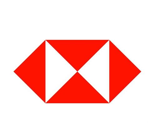 Red Hexagon with White Triangle Logo - LogoDix