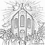 Pentecost Coloring Pages  Free & Printable sketch template