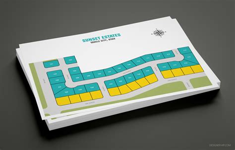 Subdivision plat map designs - Sunset | Vital-R Design