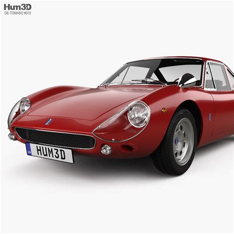 De Tomaso Vallelunga 인테리어 가 있는 1965 3D 모델 - 차량 on Hum3D