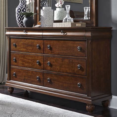 Rustic Traditions 8 Drawer Dresser 589-BR31 by Liberty Furniture at Missouri Furniture