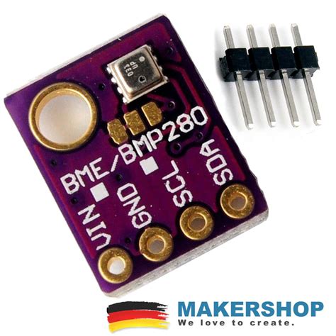 BME280 Temperatur Sensor Luftdruck Feuchtigkeit I2C 5V Barometer Arduino Digital – MAKERSHOP.DE