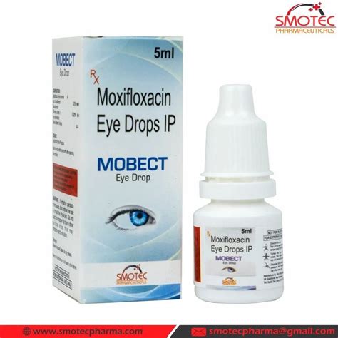 SMOTEC Moxifloxacin & Prednisolone Acetate Eye Drops at Rs 119/piece in ...