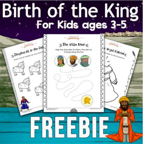 The Story of Jesus' Birth for Kids: Free Printables and Activities