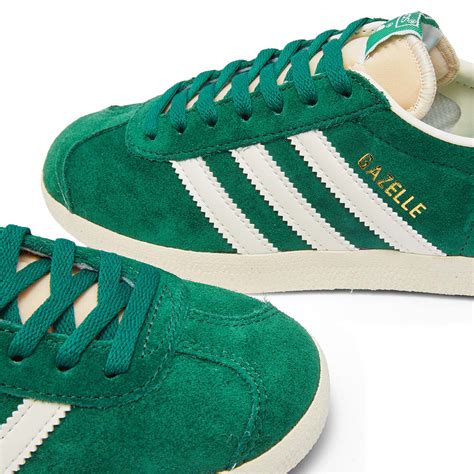 Adidas Gazelle Dark Green/Off White/Cream White | END. (US)