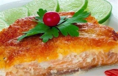 Baked Pink Salmon With Cheese Recipe ~ Food Network Recipes