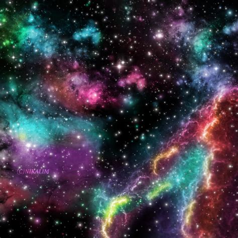 Colorful nebula 080615 by NikaLim on DeviantArt