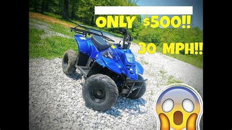 CHEAP Chinese ATV Review!! 110CC 30MPH and Only $500!! - YouTube