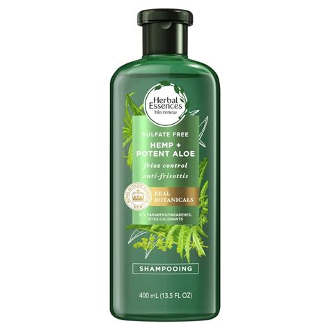 Herbal Essences bio:renew Shampoo, Aloe and Hemp, 13.5 fl oz - Walmart.com - Walmart.com