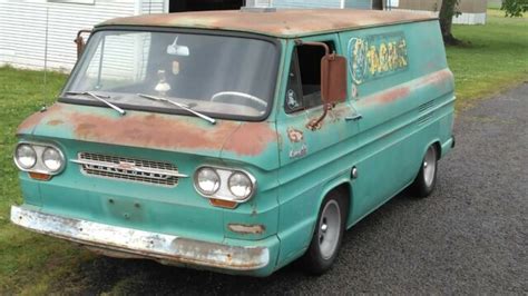 RARE 1963 Chevy Corvair panel van for sale: photos, technical specifications, description