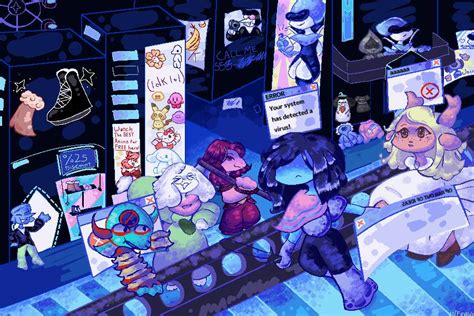 Cyber City lmao (Deltarune CH2) by Finikux on DeviantArt