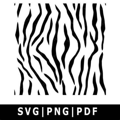 Tiger Stripes Pattern SVG, PNG, PDF, Cricut, Silhouette, Cricut svg, Silhouette svg, Tiger ...