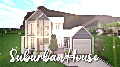 Two Story Suburban House Bloxburg