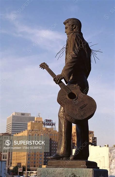 Statue of Elvis Presley. Memphis. Tennessee. USA - SuperStock