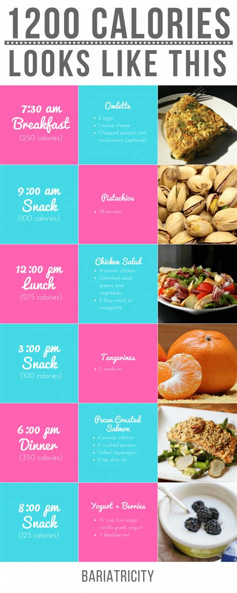 1,200 Calories Looks Like This! [Diet and Meal Plan] - Bariatricity