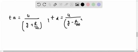 ⏩SOLVED:Statement-1 : Taking air resistance into accont, time of… | Numerade