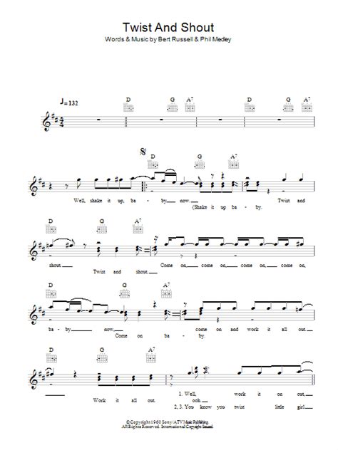 Twist And Shout | Sheet Music Direct