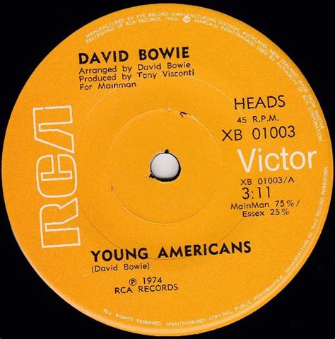 David Bowie - Young Americans (1975, Vinyl) | Discogs