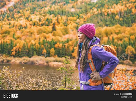 Fall Autumn Hiker Girl Image & Photo (Free Trial) | Bigstock