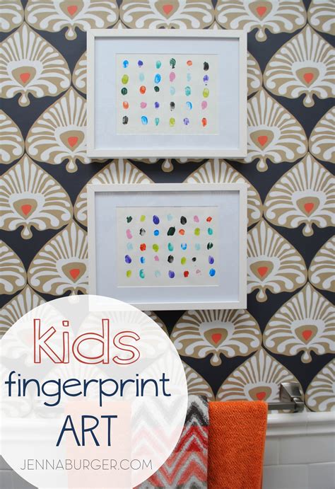 DIY: Kids Fingerprint ART - Jenna Burger