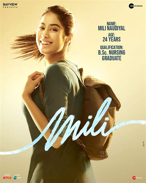 Janhvi Kapoor plays a BSC Nursing graduate in the Helen remake Mili, see first poster - Latest ...