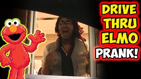 Drive Thru Elmo Prank! | Pranks, Elmo, Try not to laugh