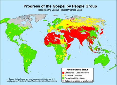 Map Of Christianity | World Map 07