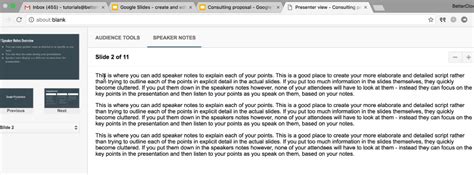 google slides with speaker notes Slides speaker notes google