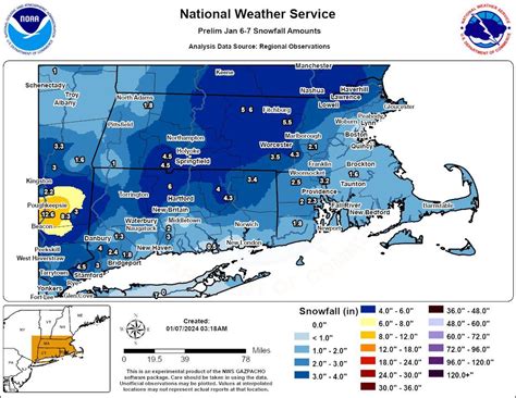 Massachusetts snow totals: How much snow fell during weekend nor’easter