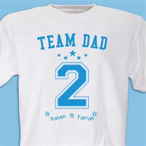 Team Dad Personalized T-Shirt